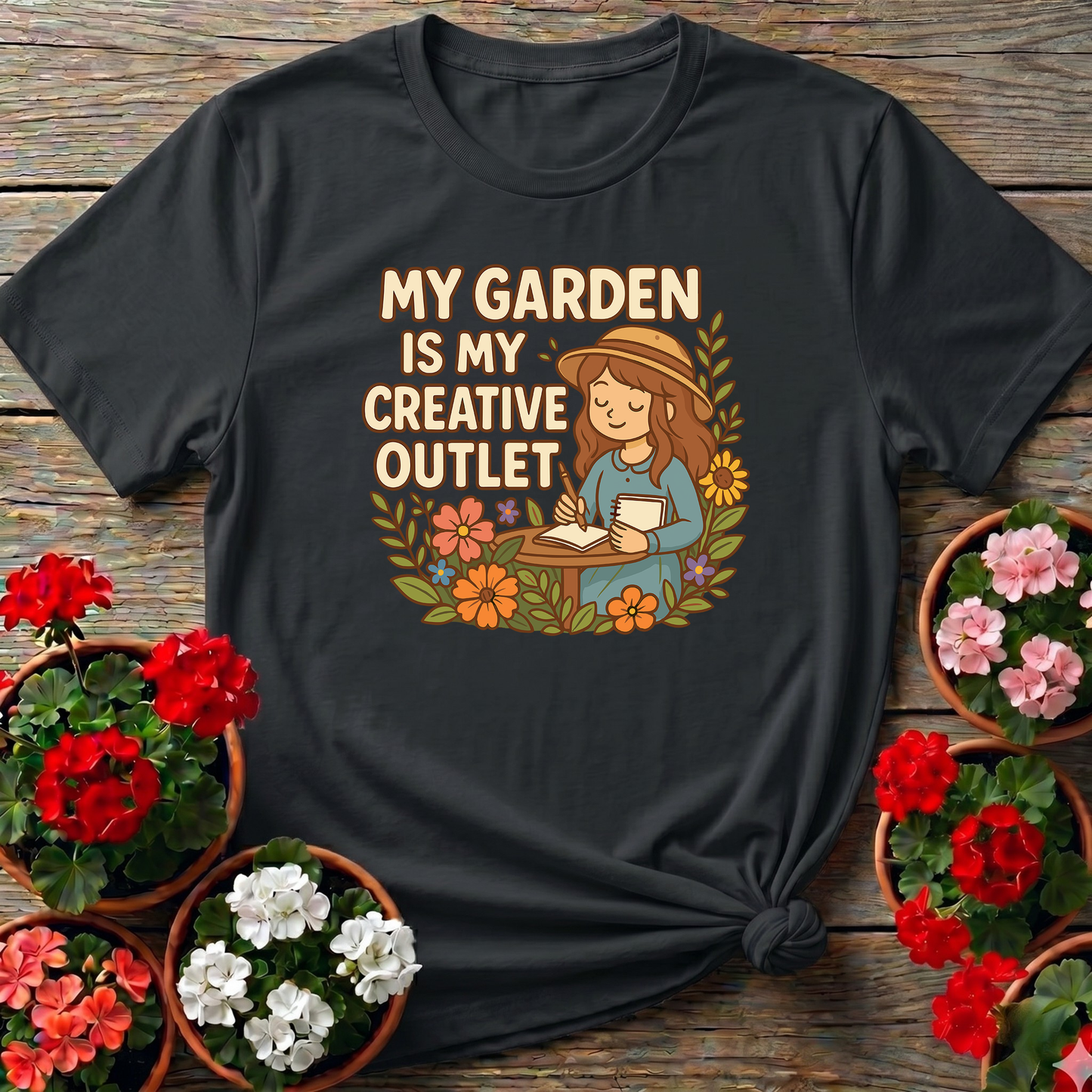 My Garden Is My Creative Outlet Gardening T-Shirt