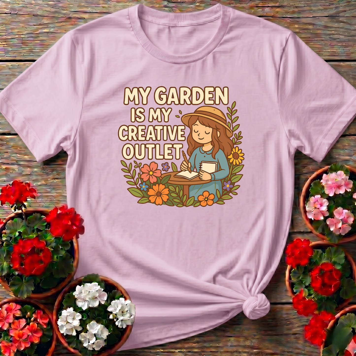 My Garden Is My Creative Outlet Gardening T-Shirt