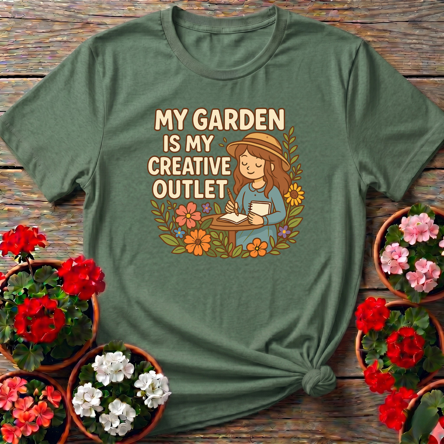 My Garden Is My Creative Outlet Gardening T-Shirt