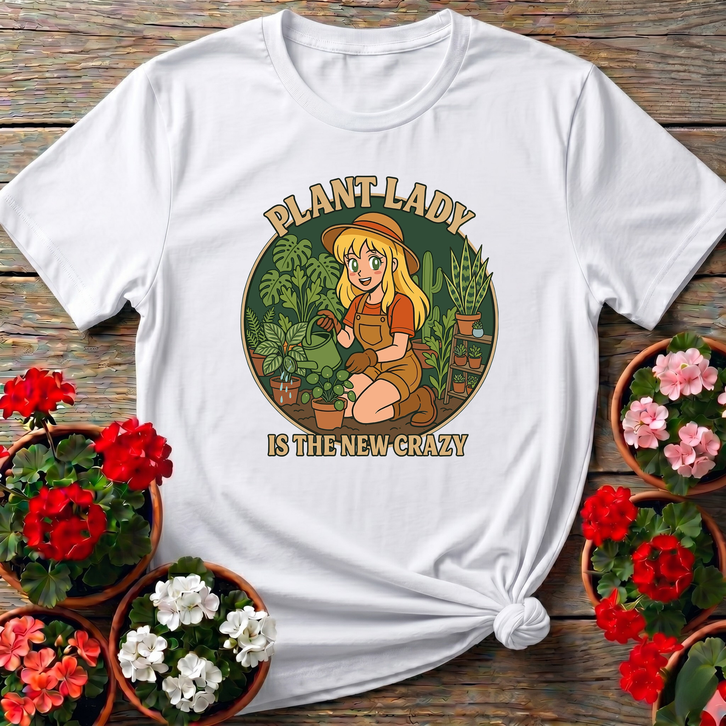 Plant Lady Is the New Crazy Funny Gardening T-Shirt