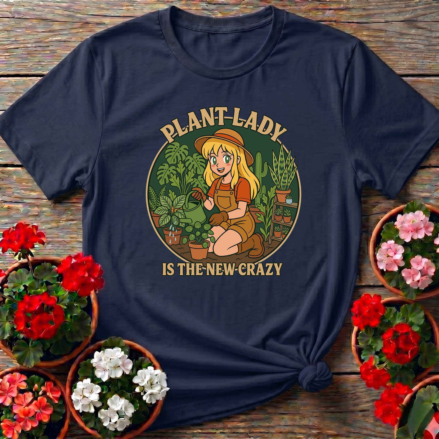 Plant Lady Is the New Crazy Funny Gardening T-Shirt
