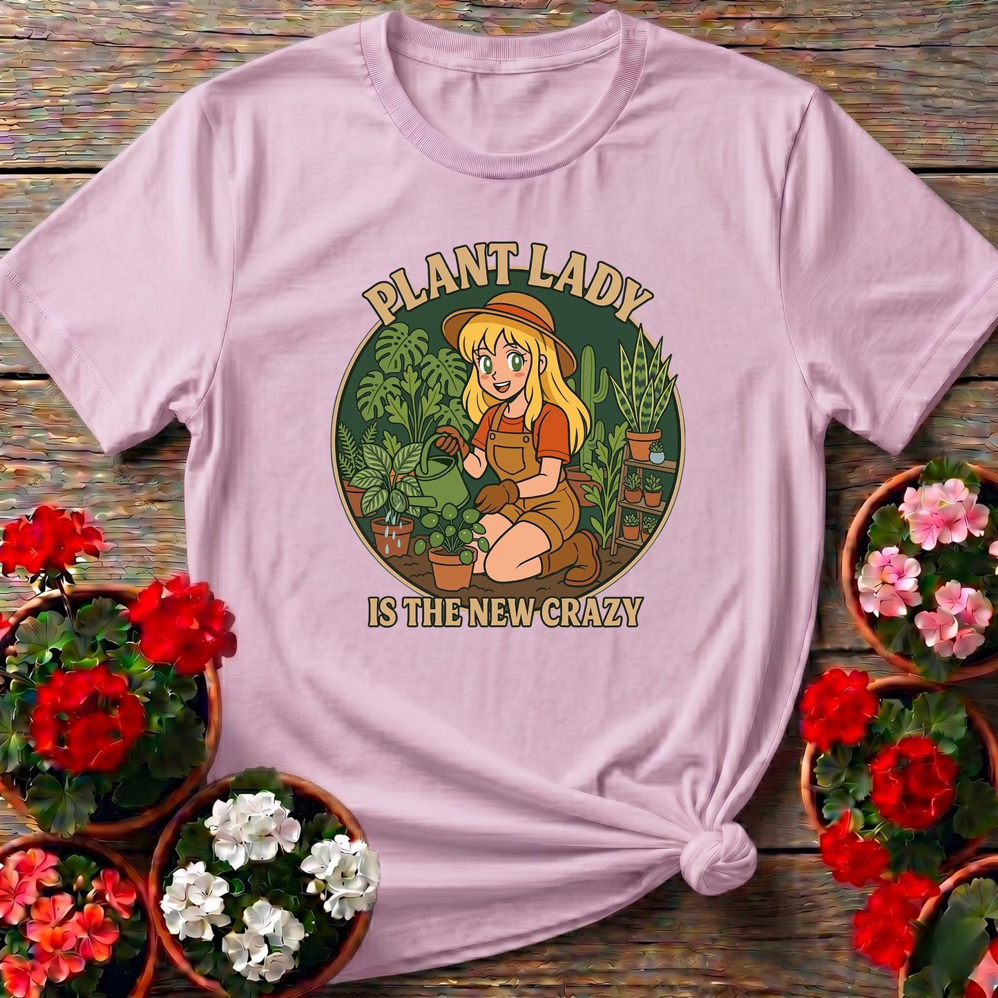 Plant Lady Is the New Crazy Funny Gardening T-Shirt