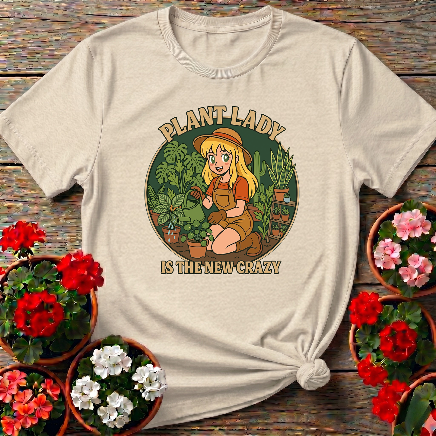 Plant Lady Is the New Crazy Funny Gardening T-Shirt