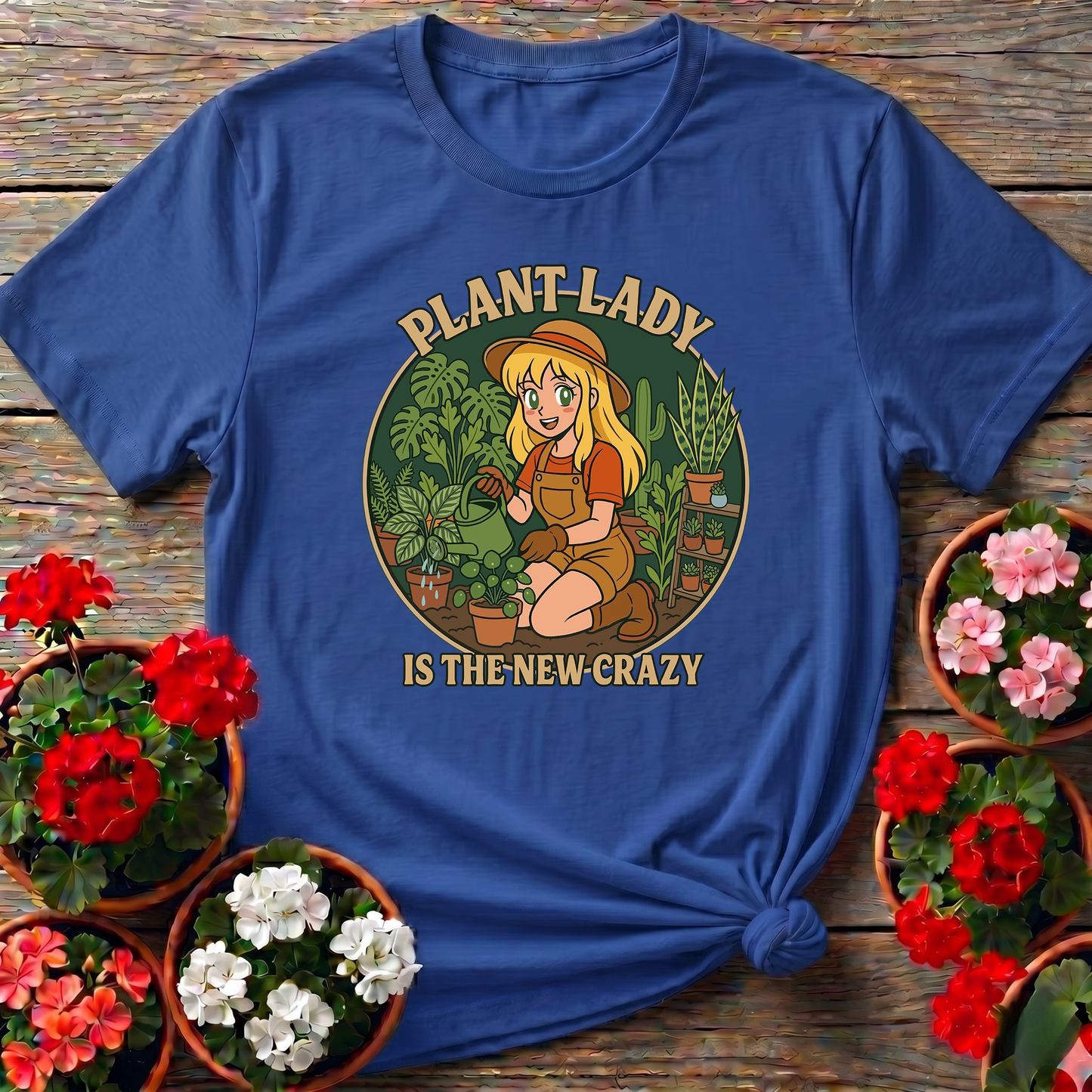 Plant Lady Is the New Crazy Funny Gardening T-Shirt