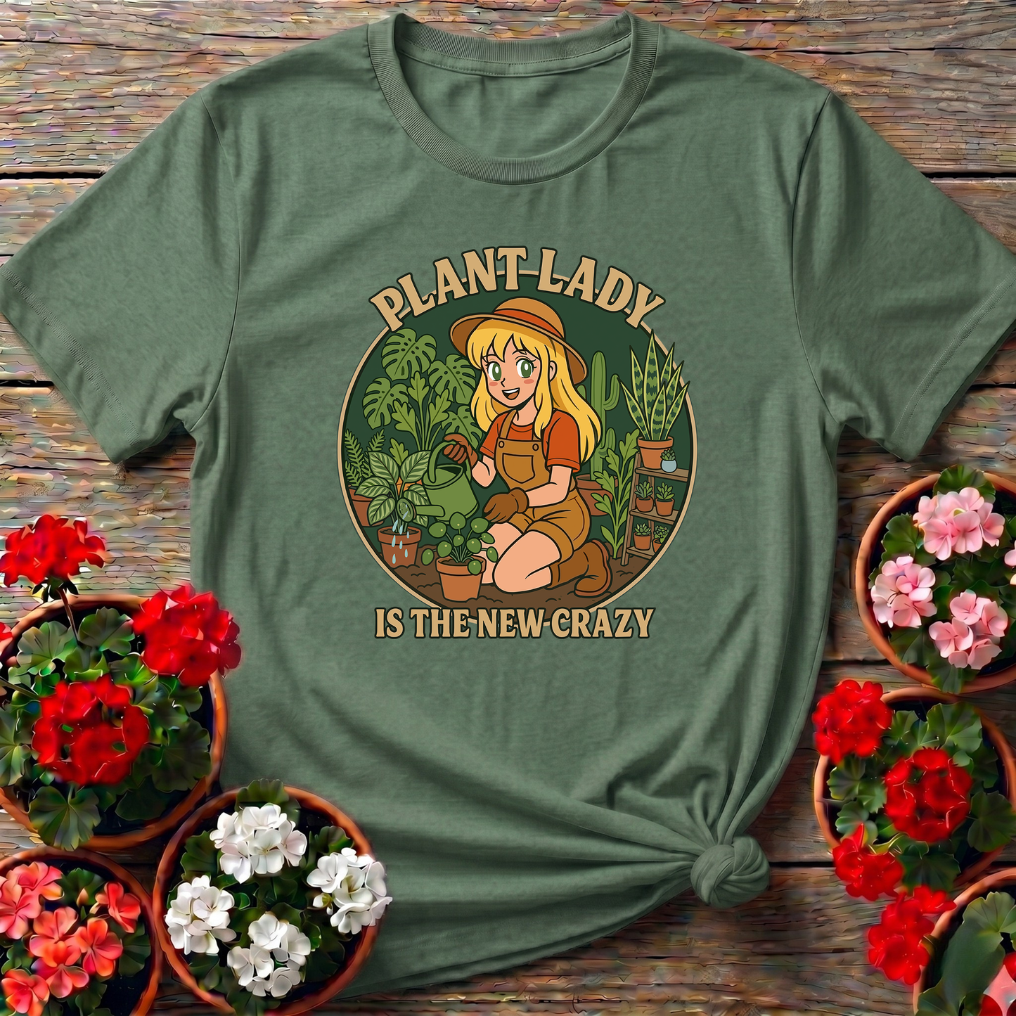 Plant Lady Is the New Crazy Funny Gardening T-Shirt