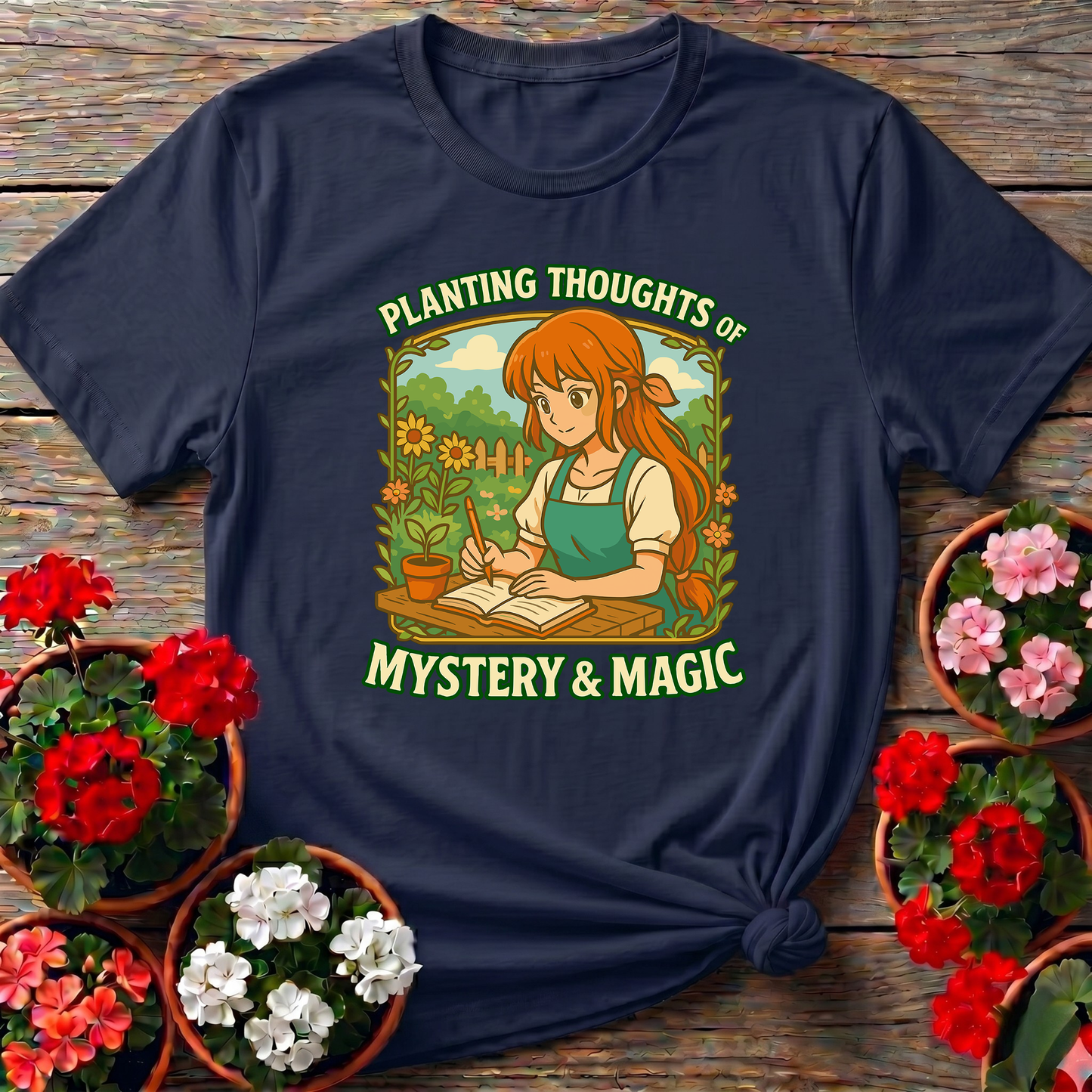 Planting Thoughts of Mystery and Magic Gardening Tee