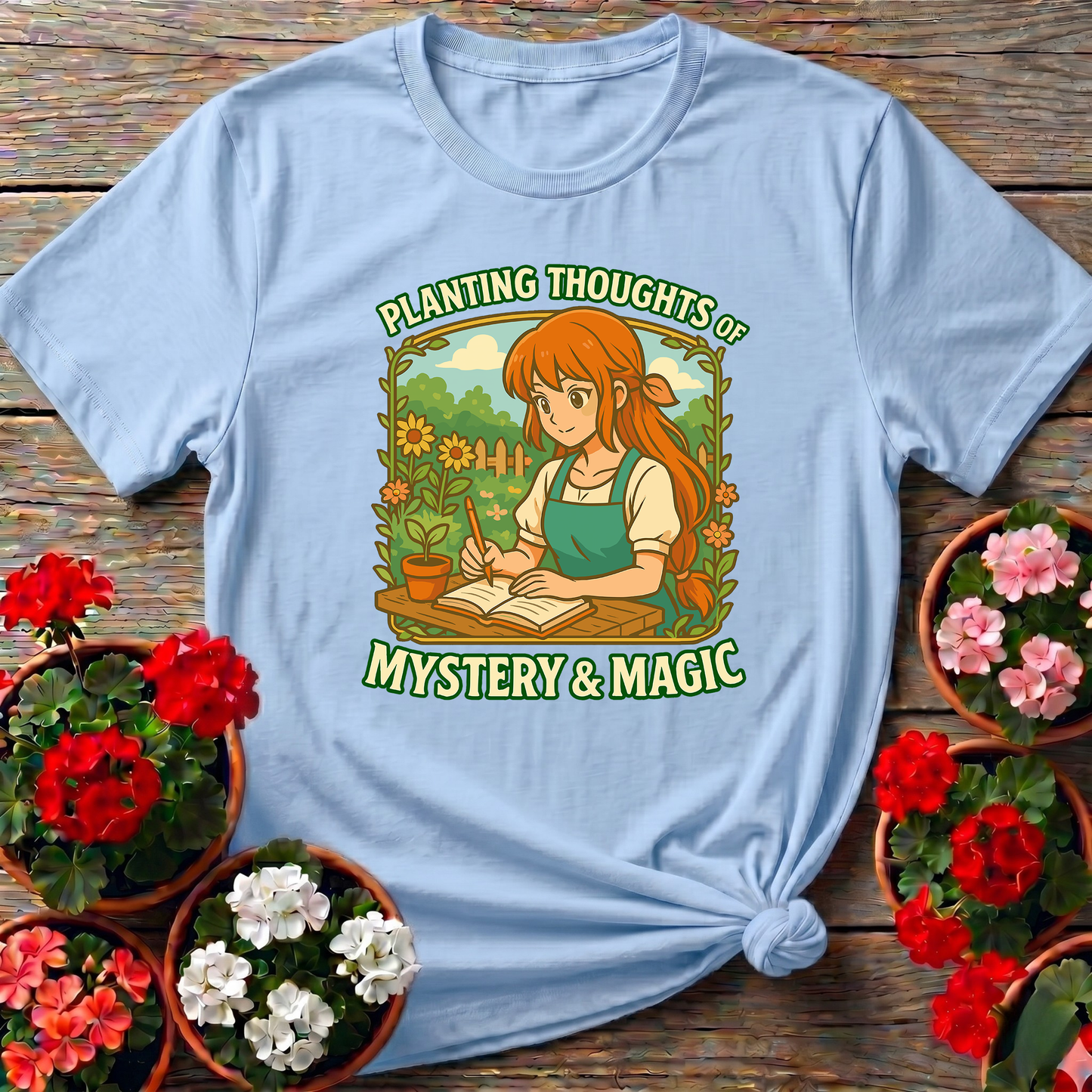 Planting Thoughts of Mystery and Magic Gardening Tee