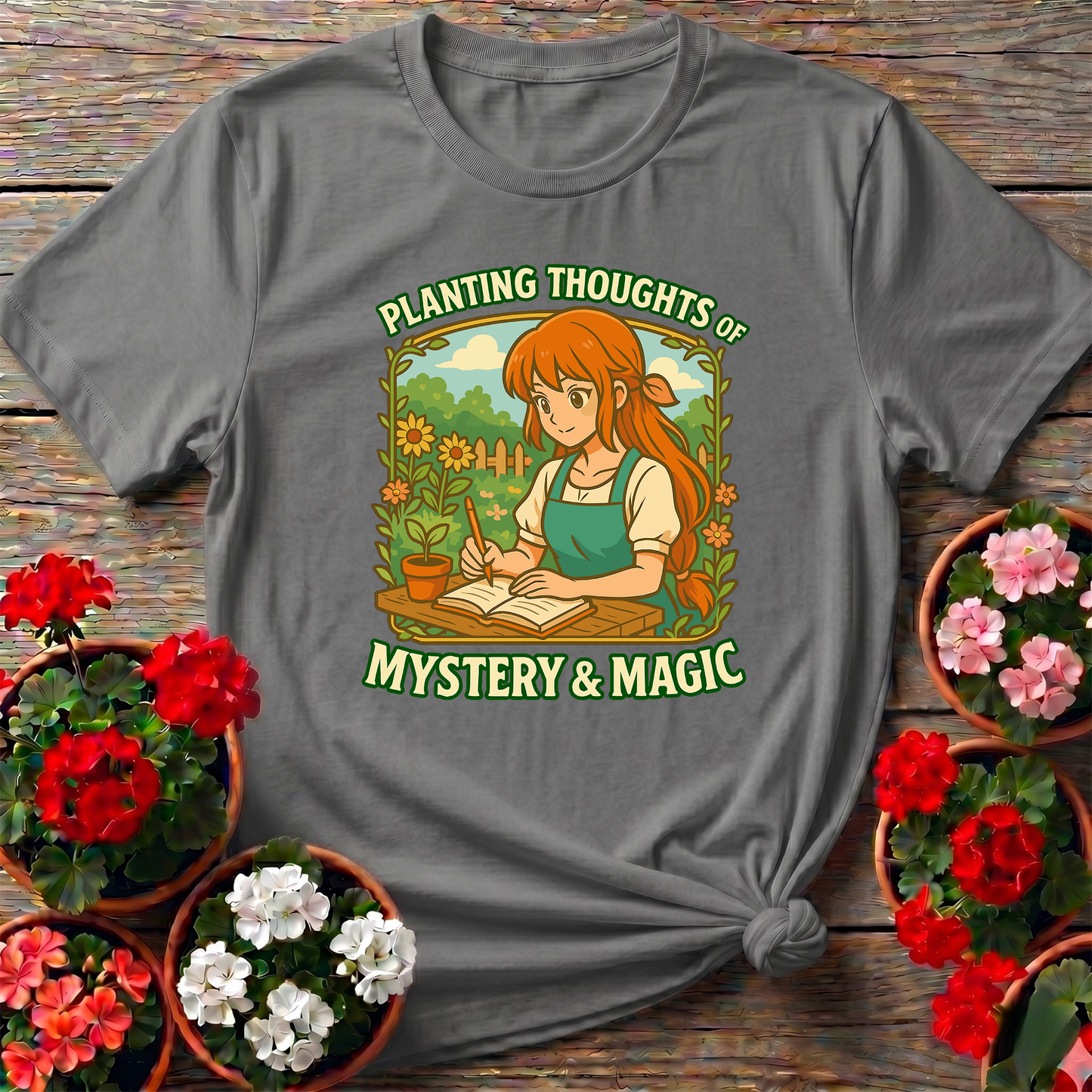 Planting Thoughts of Mystery and Magic Gardening Tee