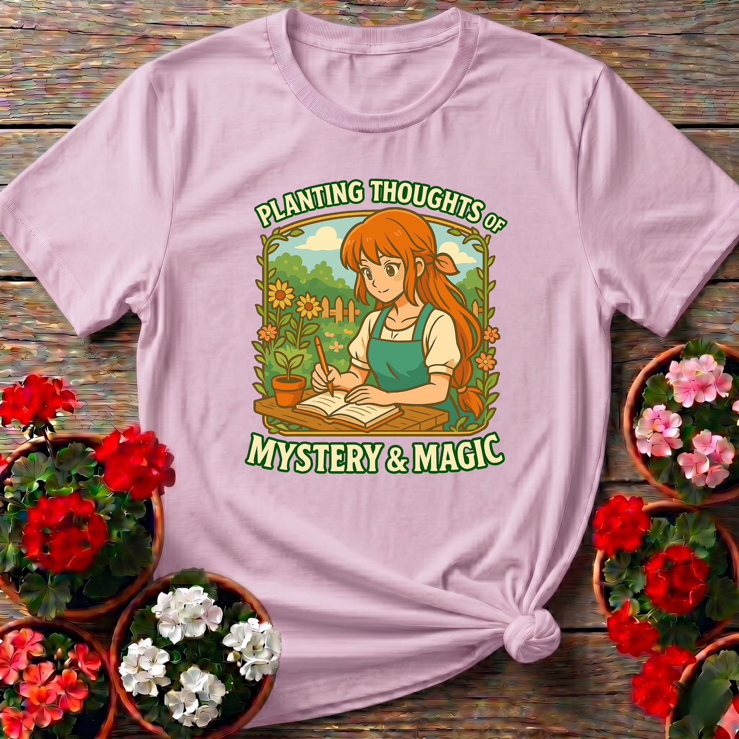Planting Thoughts of Mystery and Magic Gardening Tee