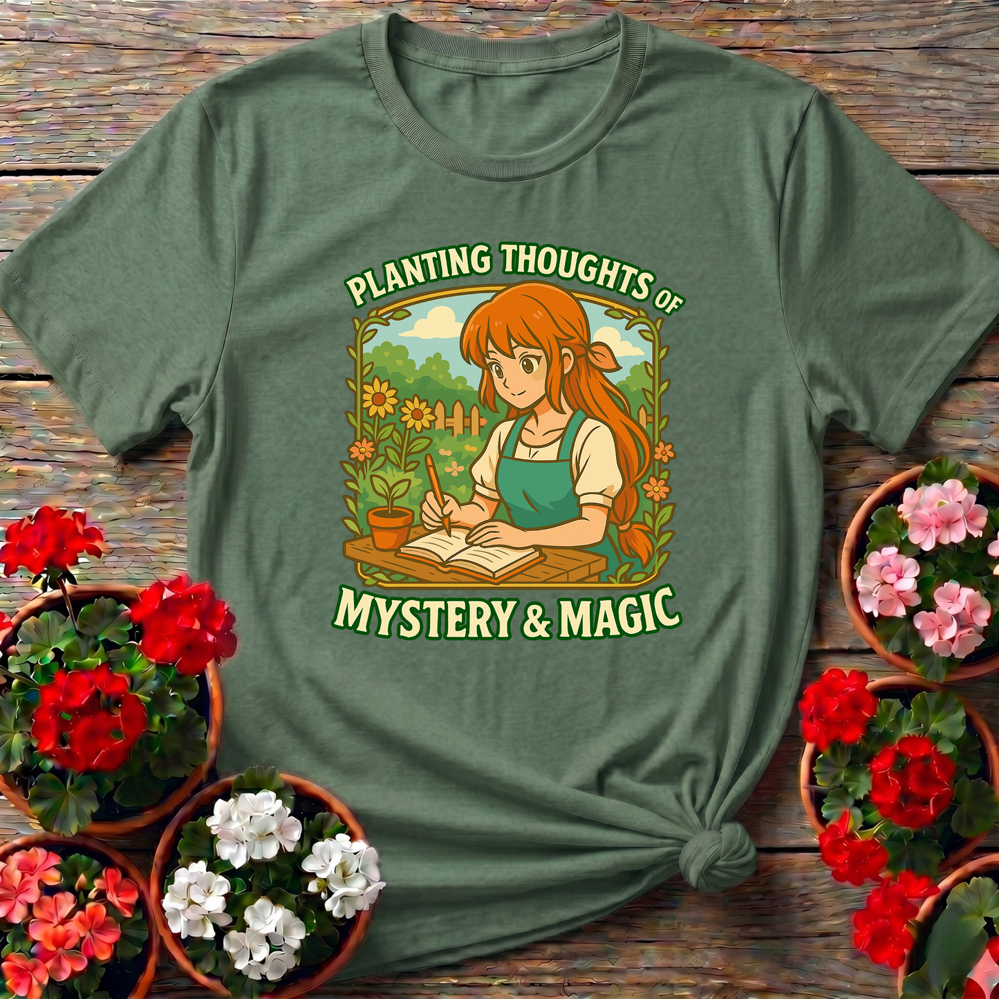 Planting Thoughts of Mystery and Magic Gardening Tee