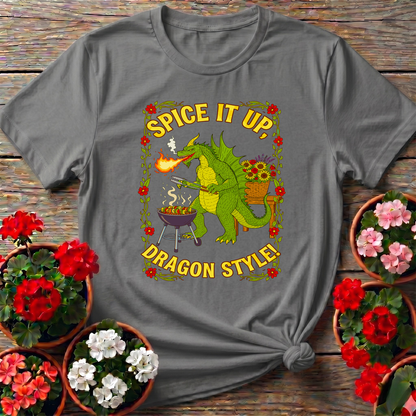 Spice It Up Dragon Style Funny Garden Dragon Tee