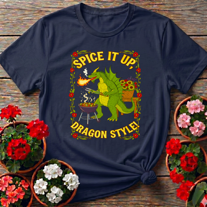 Spice It Up Dragon Style Funny Garden Dragon Tee