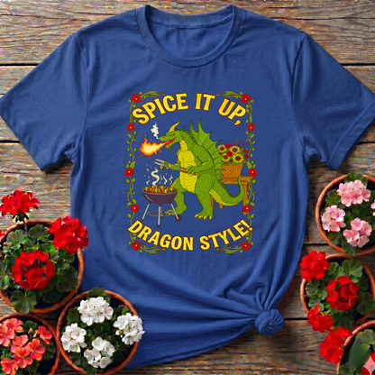 Spice It Up Dragon Style Funny Garden Dragon Tee