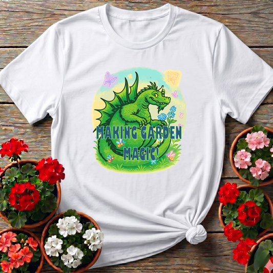 Making Garden Magic Dragon Gardening T-Shirt