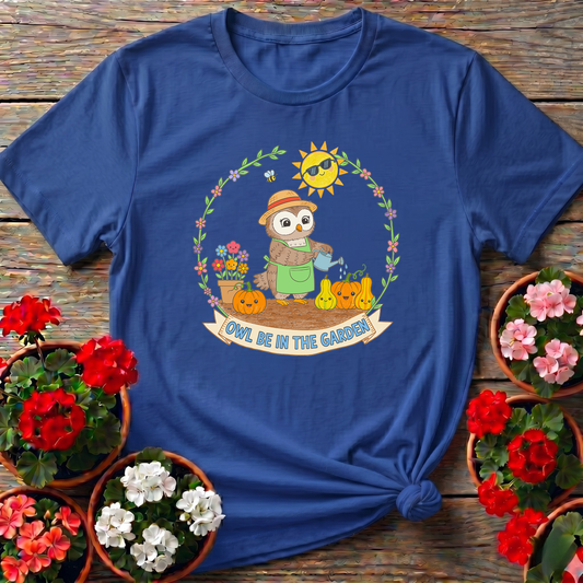 Owl Be In The Garden Cute Owl Gardening T-Shirt
