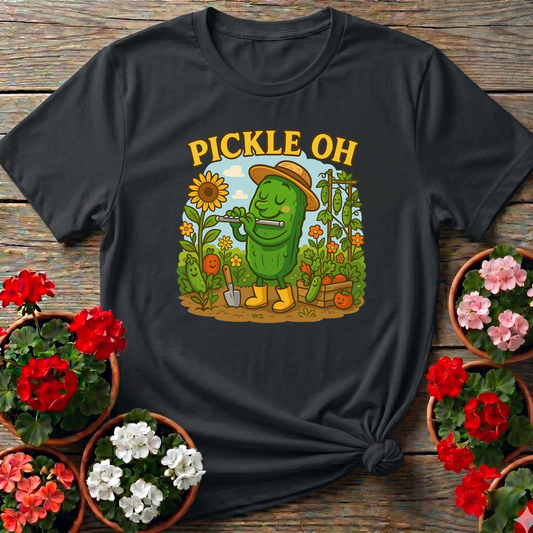 Pickle Oh Funny Gardening Tee for Vegetable Garden Lovers