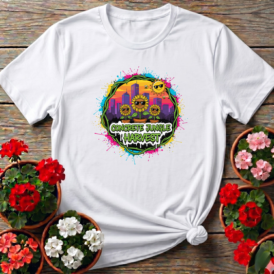 Concrete Jungle Harvest Sunflower Urban Garden Tee