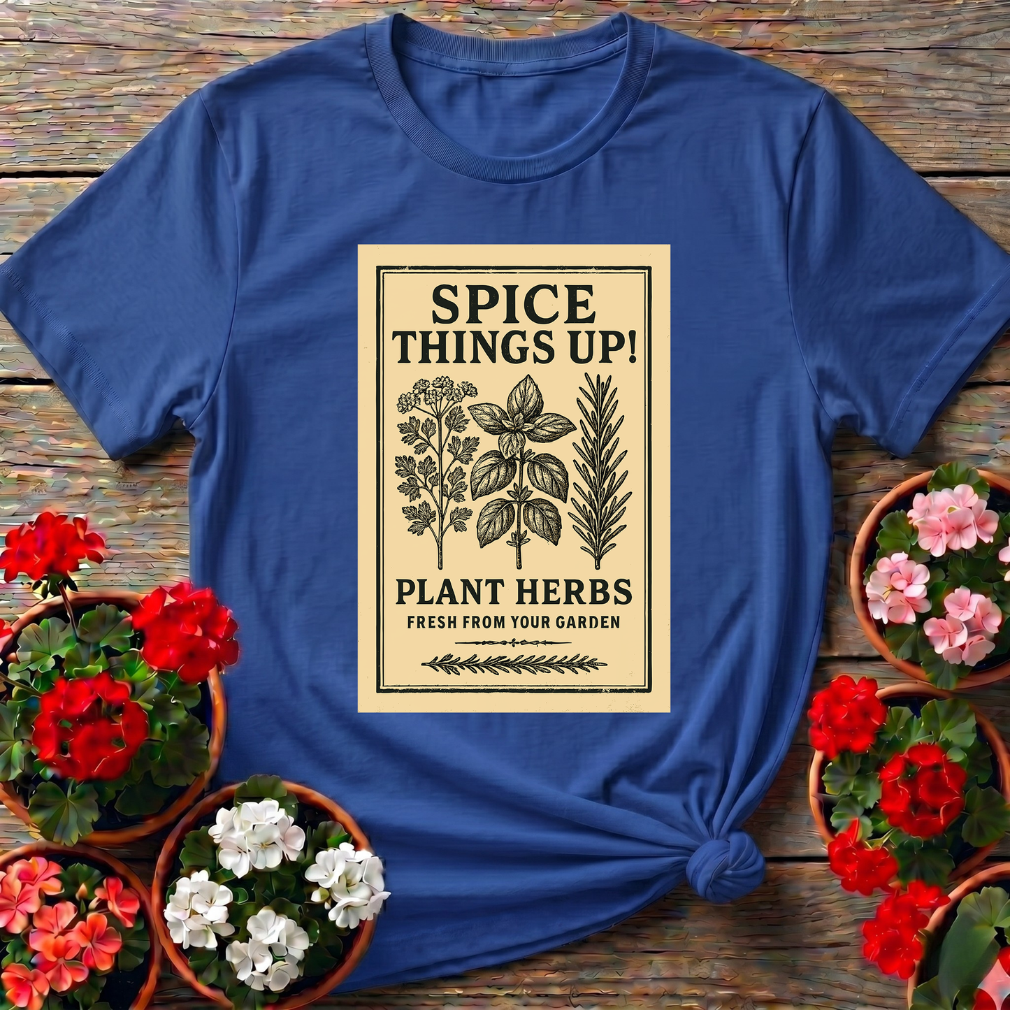 Spice Things Up Plant Herbs Fresh From Your Garden Tee