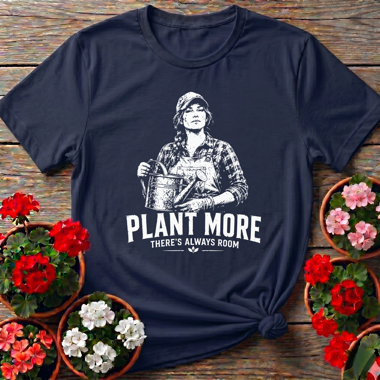 Plant More There's Always Room Gardening T-Shirt