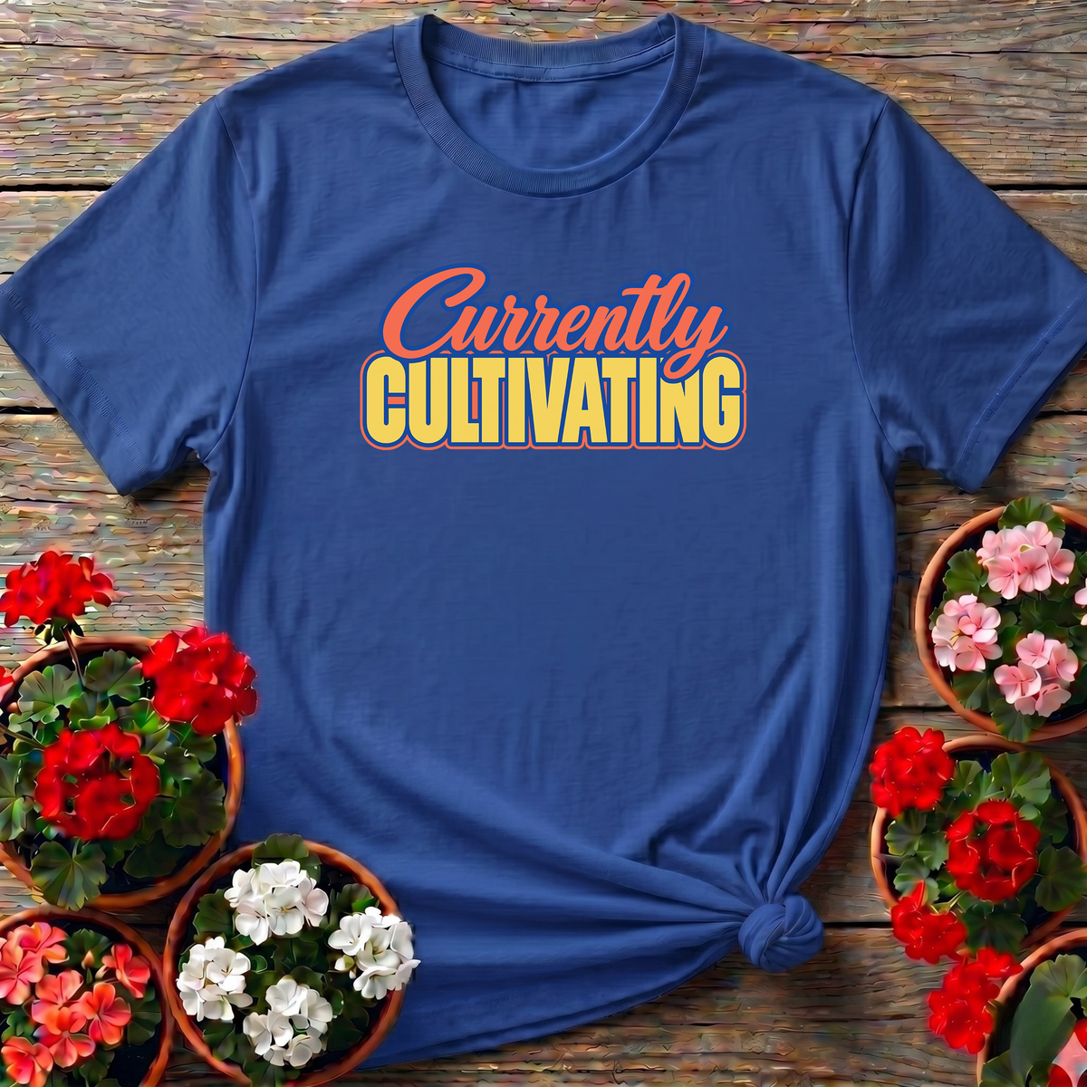 Currently Cultivating Funny Gardening T-Shirt for Gardeners