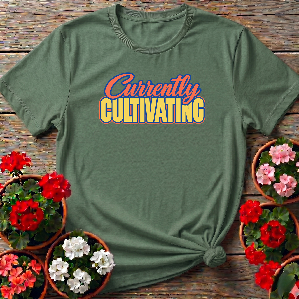 Currently Cultivating Funny Gardening T-Shirt for Gardeners