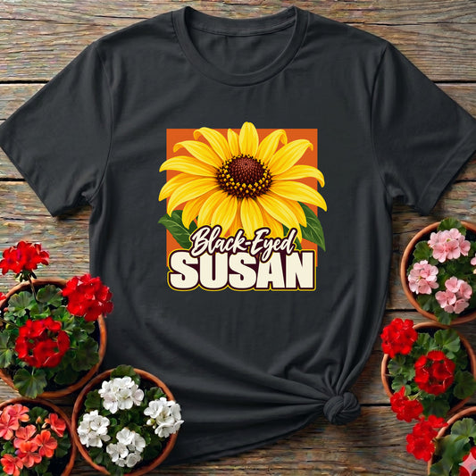Black-Eyed Susan Flower Gardening Tee for Wildflower Lovers