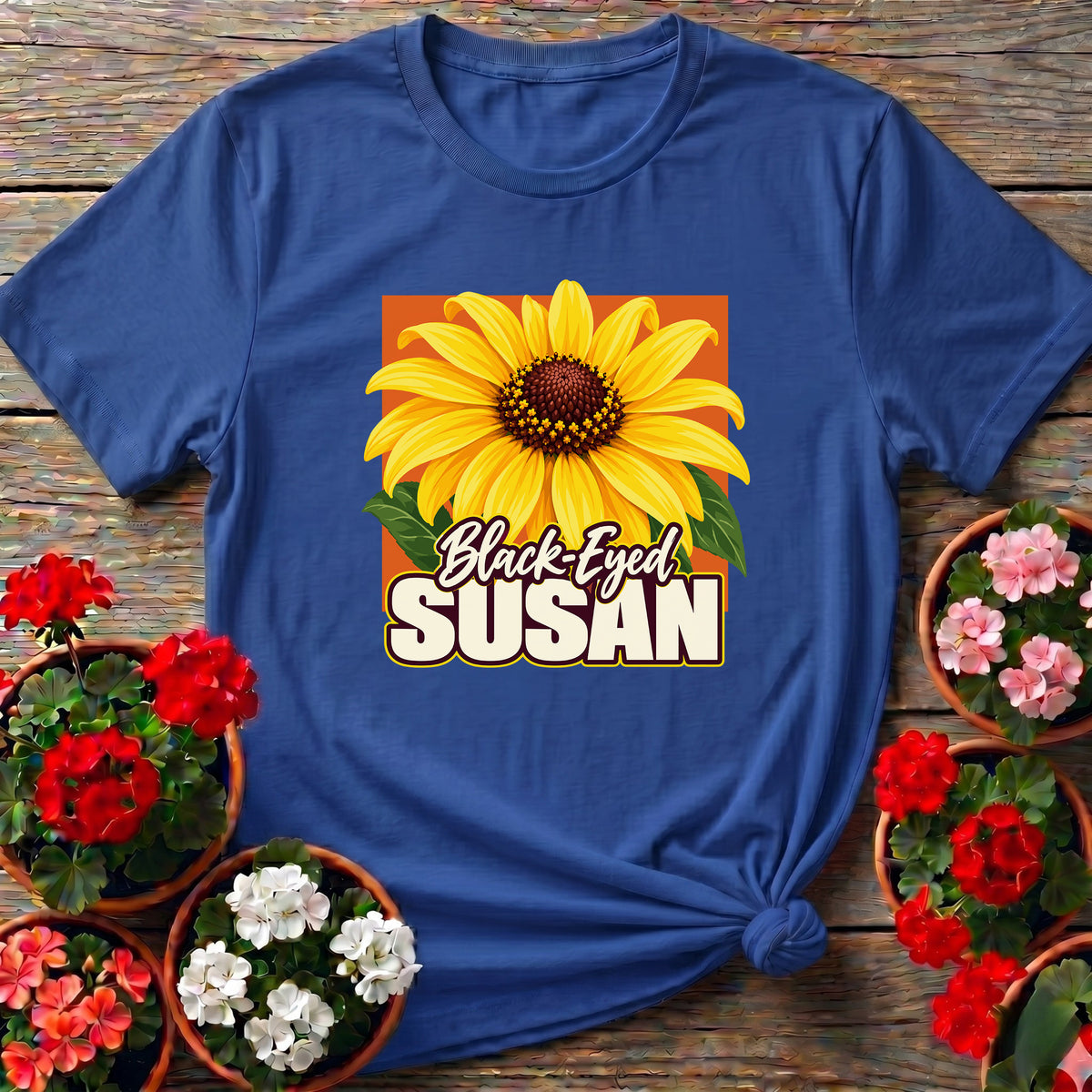 Black-Eyed Susan Flower Gardening Tee for Wildflower Lovers