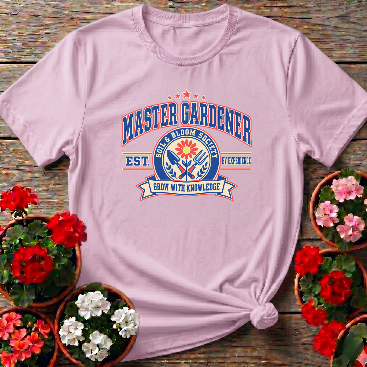 Master Gardener Soil and Bloom Society Gardening Tee