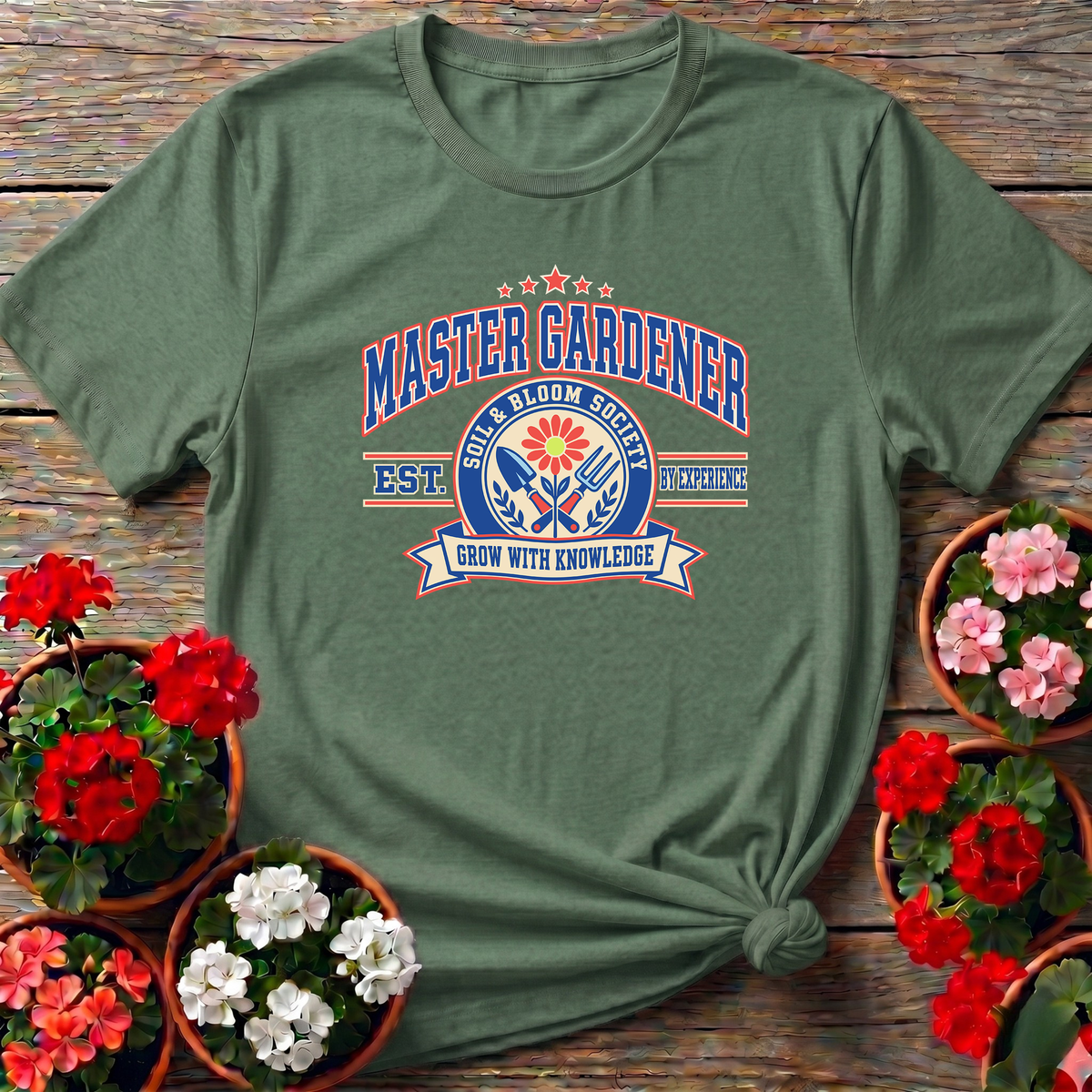 Master Gardener Soil and Bloom Society Gardening Tee