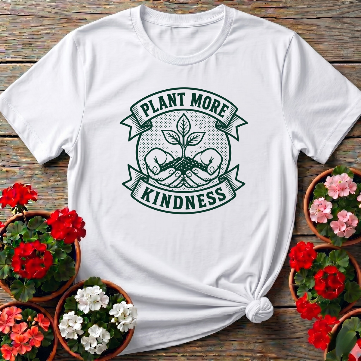 Plant More Kindness Gardening T-Shirt for Garden Lovers