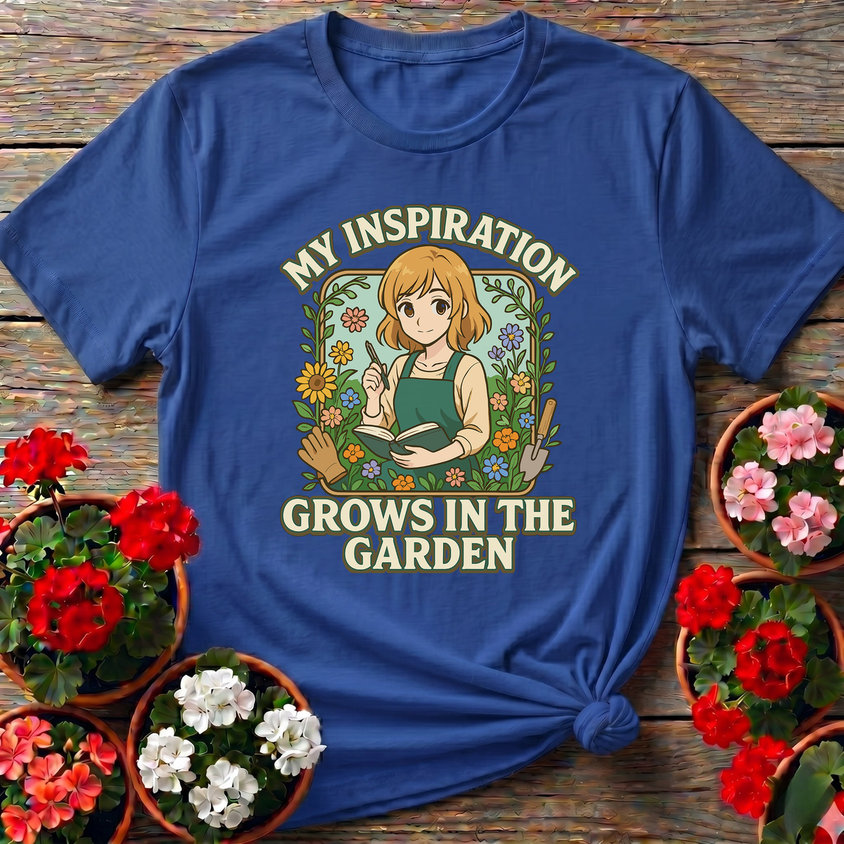 My Inspiration Grows In The Garden Gardening Tee