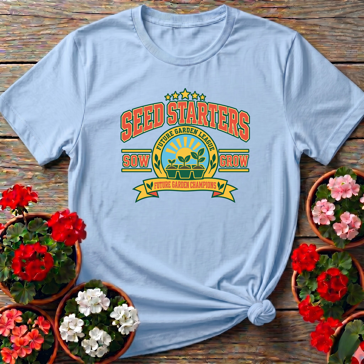 Seed Starters Future Garden Champions Gardening Tee