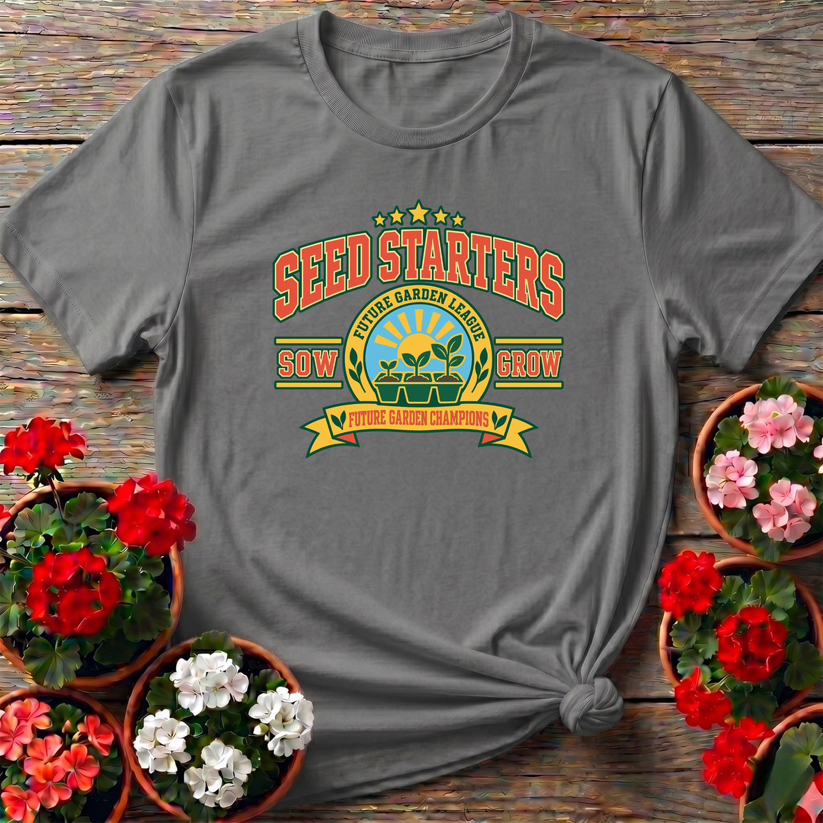 Seed Starters Future Garden Champions Gardening Tee