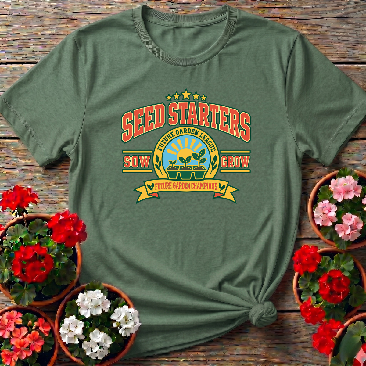 Seed Starters Future Garden Champions Gardening Tee