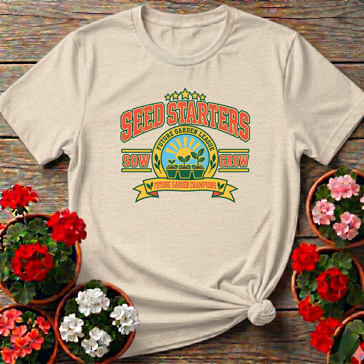 Seed Starters Future Garden Champions Gardening Tee