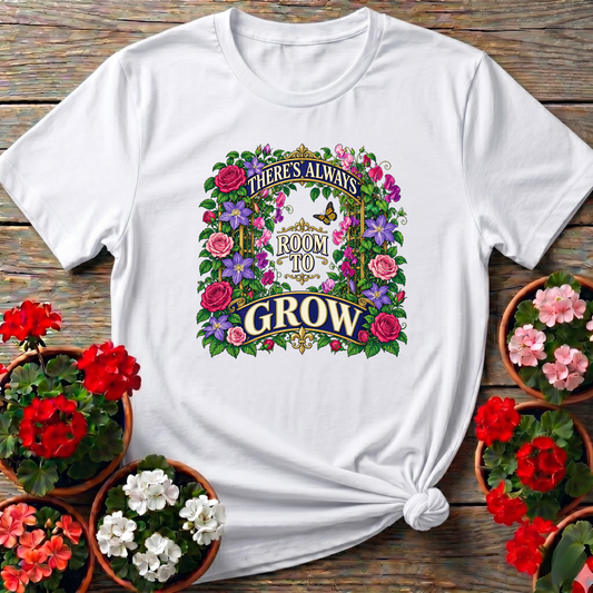There's Always Room To Grow Floral Garden Trellis Tee