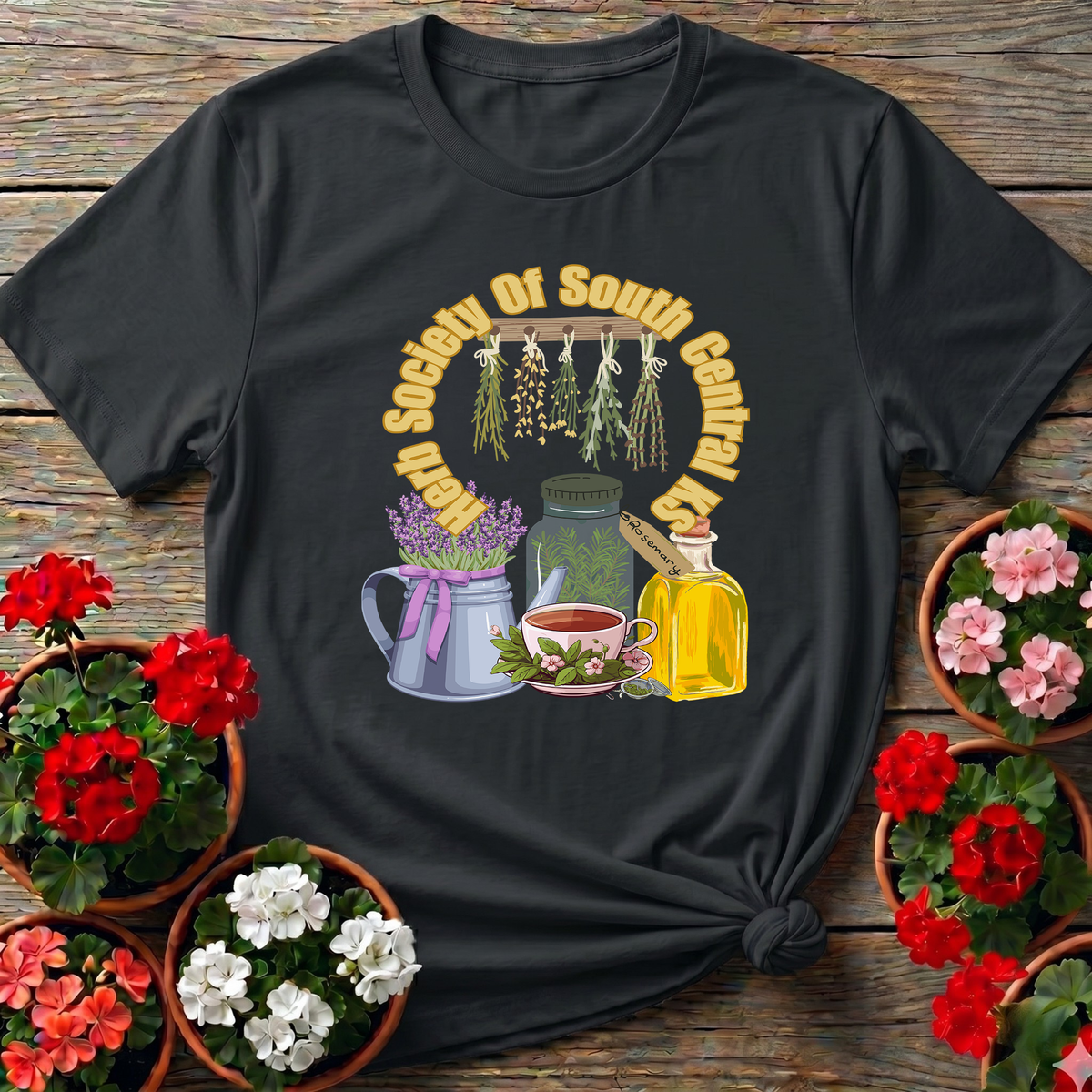 Herb Society Of South Central KS Gardening Shirt