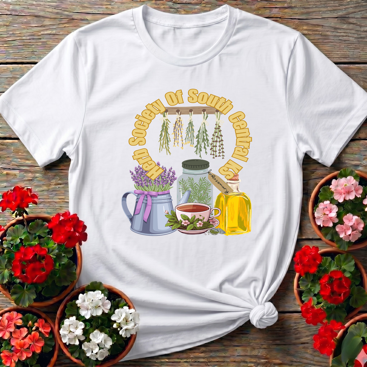Herb Society Of South Central KS Gardening Shirt