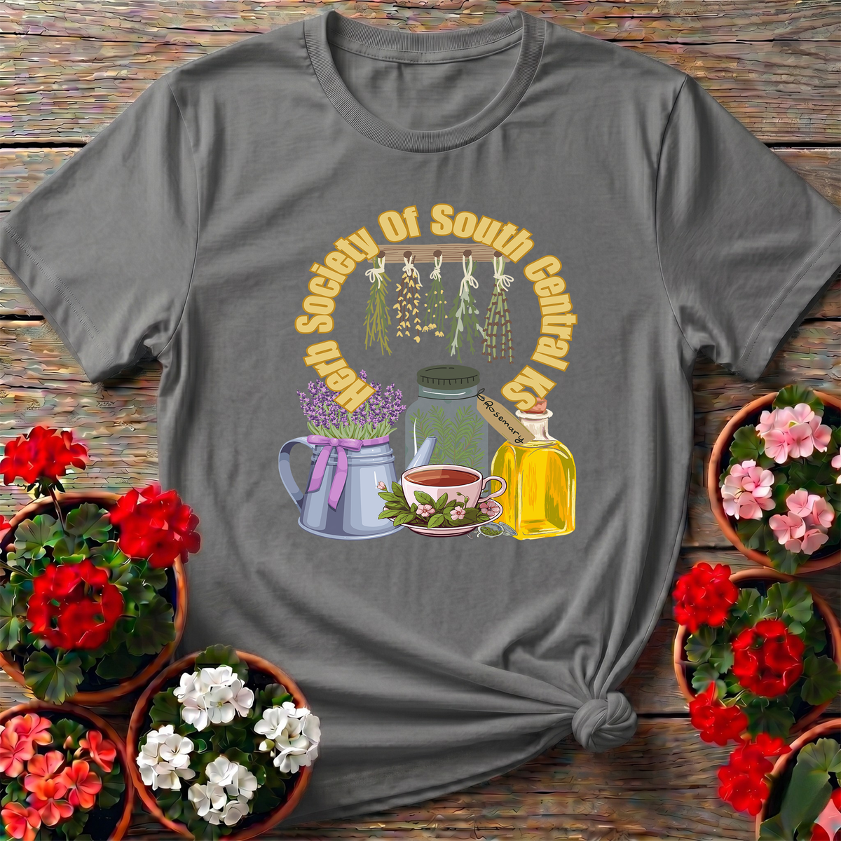 Herb Society Of South Central KS Gardening Shirt