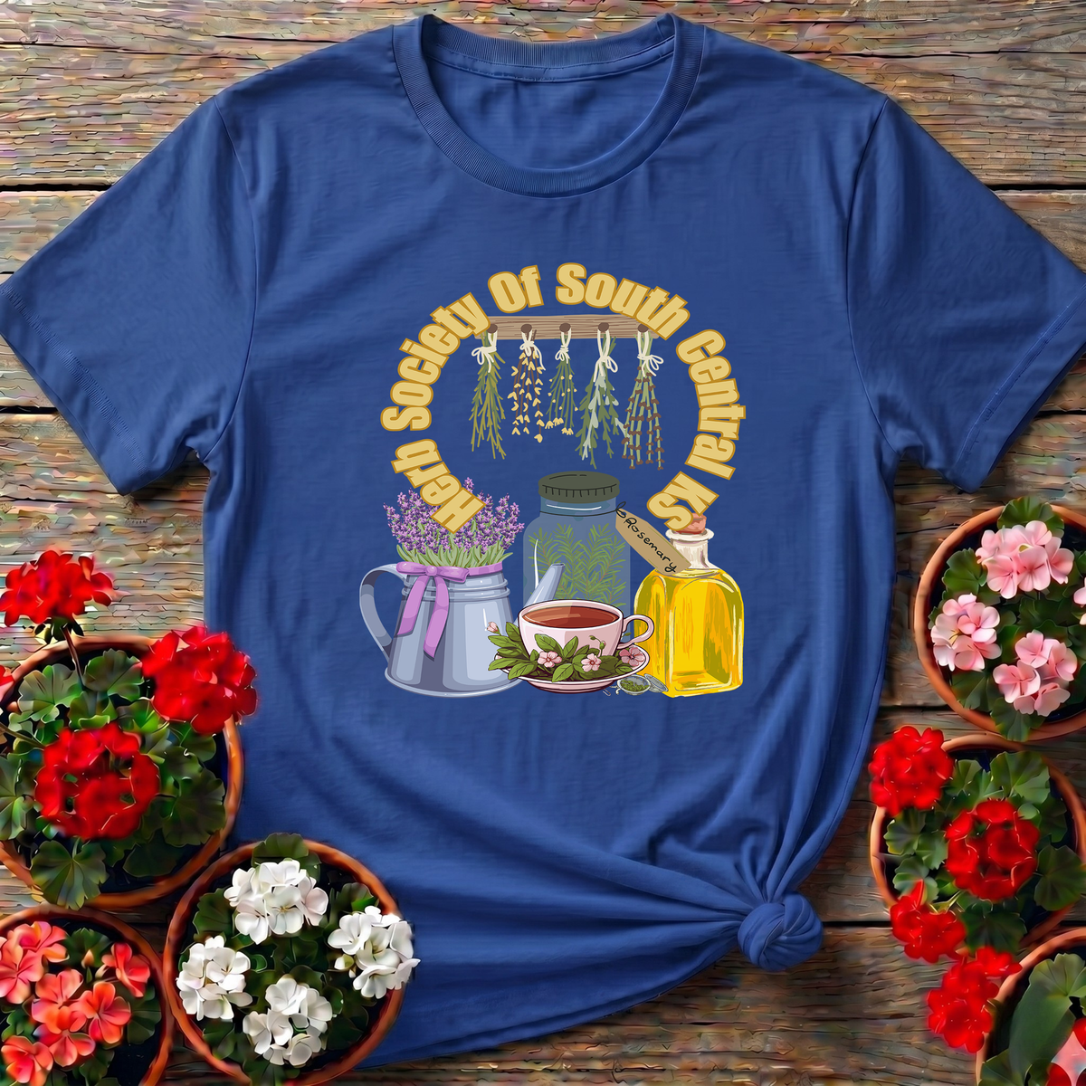 Herb Society Of South Central KS Gardening Shirt