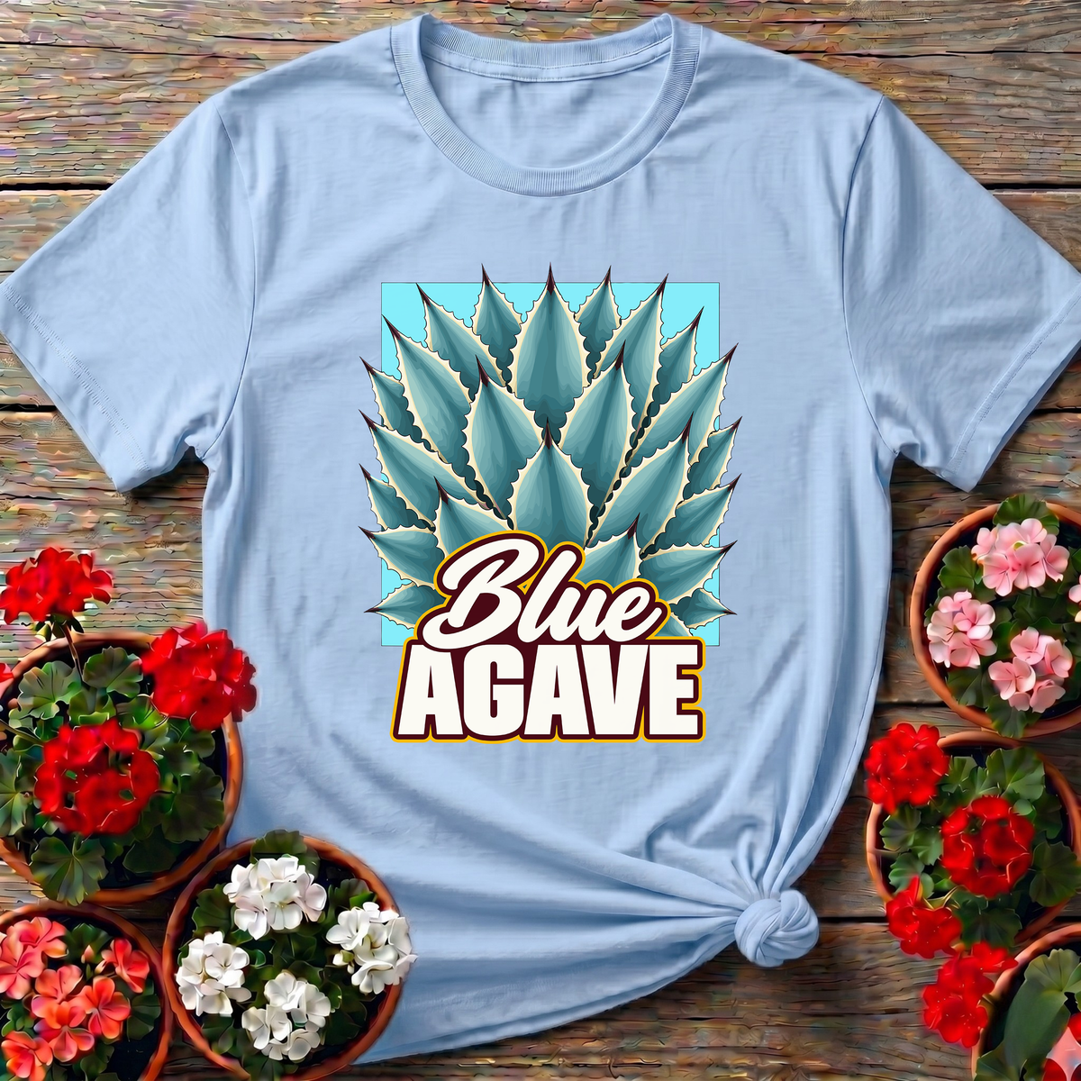 Blue Agave Plant Gardening Tee for Desert Plant Lovers