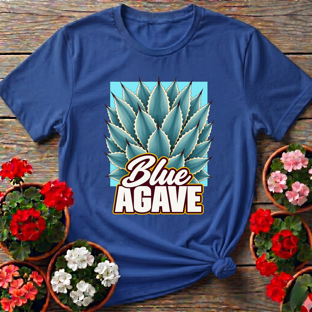 Blue Agave Plant Gardening Tee for Desert Plant Lovers