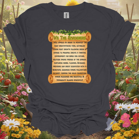 "A Gardener's Creed" Philosophical T Shirt - GardeningTshirts