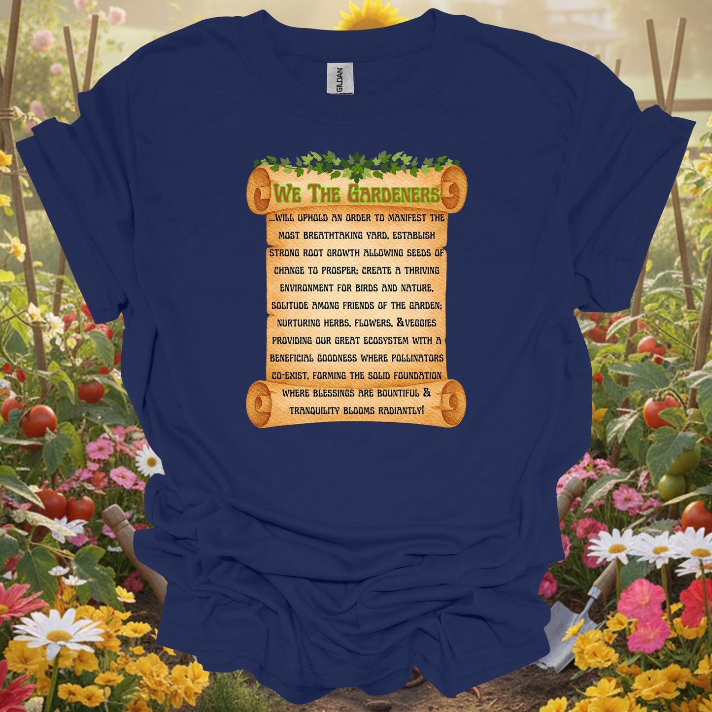 "A Gardener's Creed" Philosophical T Shirt - GardeningTshirts
