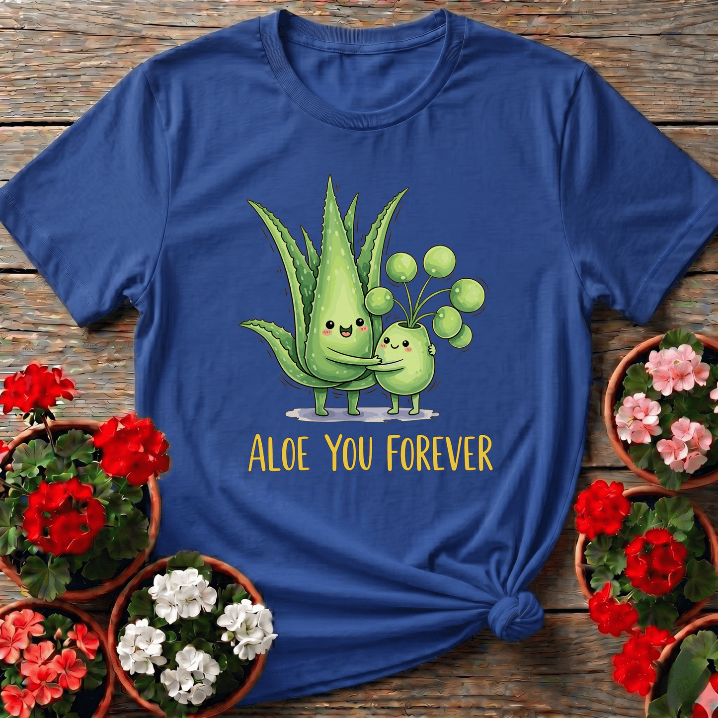 Aloe You Forever Hugging Plants Funny Gardening T-Shirt - GardeningTshirts