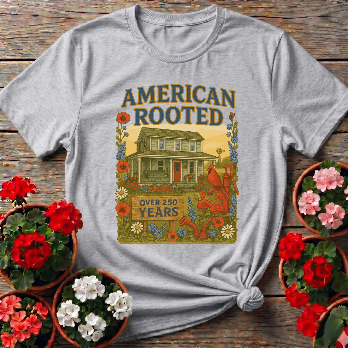 American Rooted Heritage Over 250 Years Apparel - GardeningTshirts