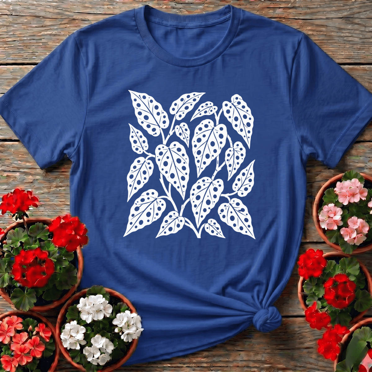 Begonia Maculata Polka Dot Leaf Gardening Tee - GardeningTshirts