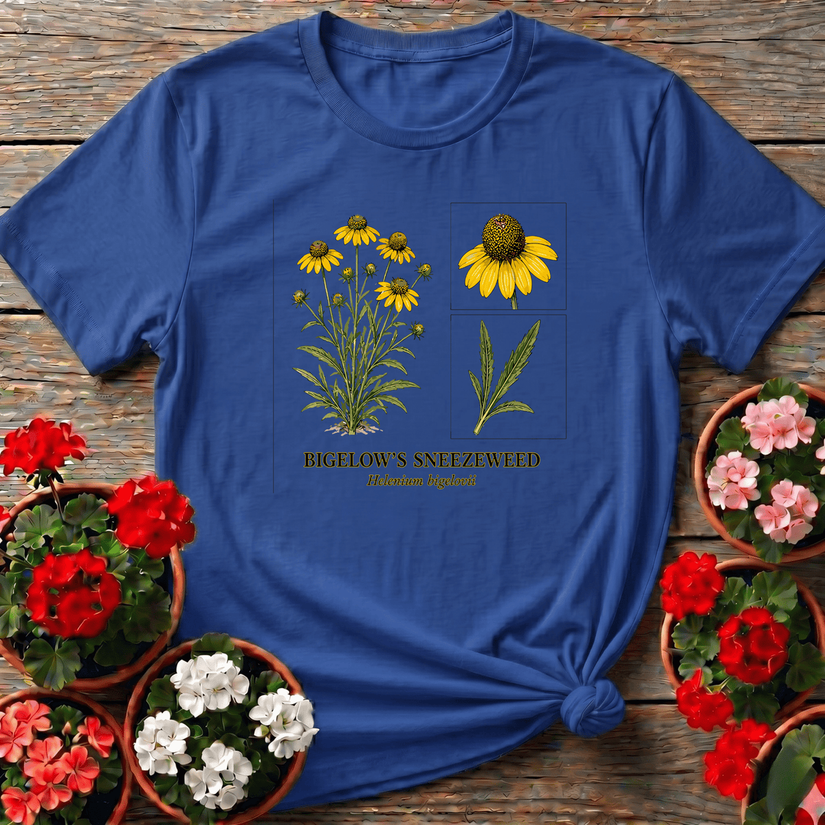 Bigelow's Sneezeweed Helenium Bigelovii Wildflower Tee - GardeningTshirts
