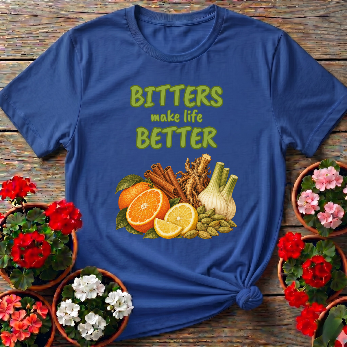 Bitters Make Life Better Herbal Ingredients Gardening Tee - GardeningTshirts