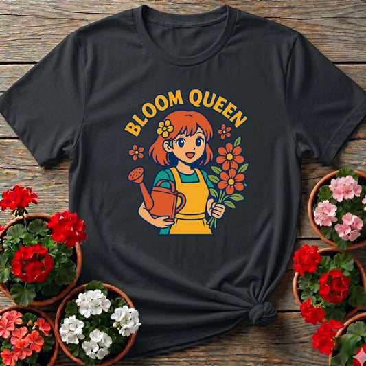 Bloom Queen Cute Anime Gardener T-shirt - GardeningTshirts